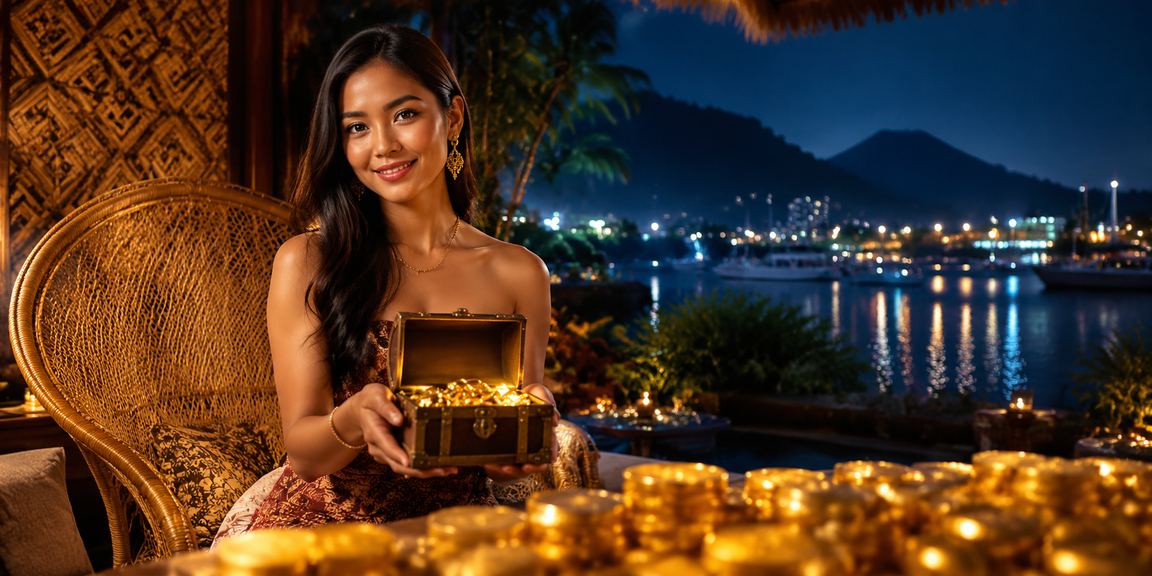 Suasana meja casino Vietnam dengan model berpakaian elegan