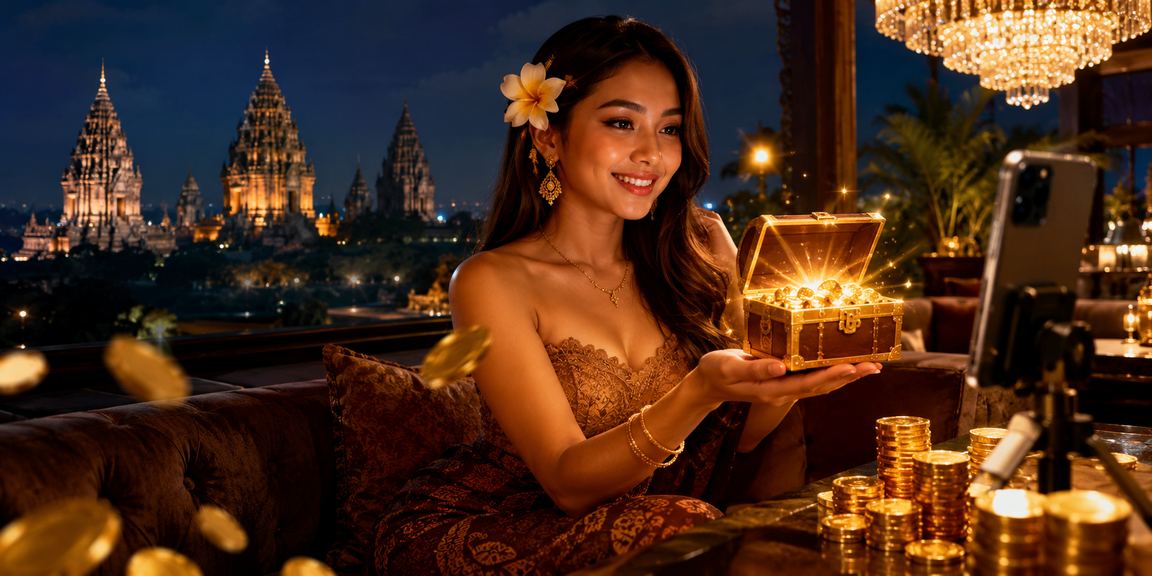 Model Vietnam memperlihatkan tampilan casino mobile di layar ponsel pintar dengan antarmuka modern